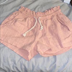 Pink shorts